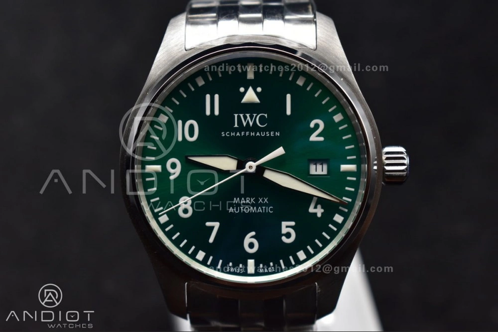Mark XX V7F 1:1 Best Edition Green Dial on SS Bracelet Asian2892