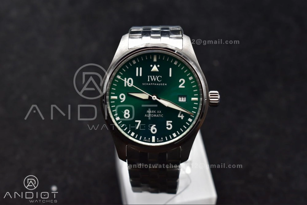 Mark XX V7F 1:1 Best Edition Green Dial on SS Bracelet Asian2892