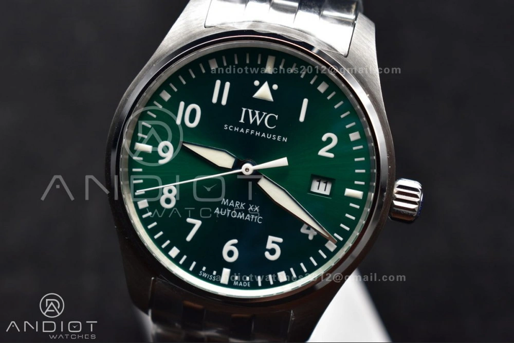 Mark XX V7F 1:1 Best Edition Green Dial on SS Bracelet Asian2892