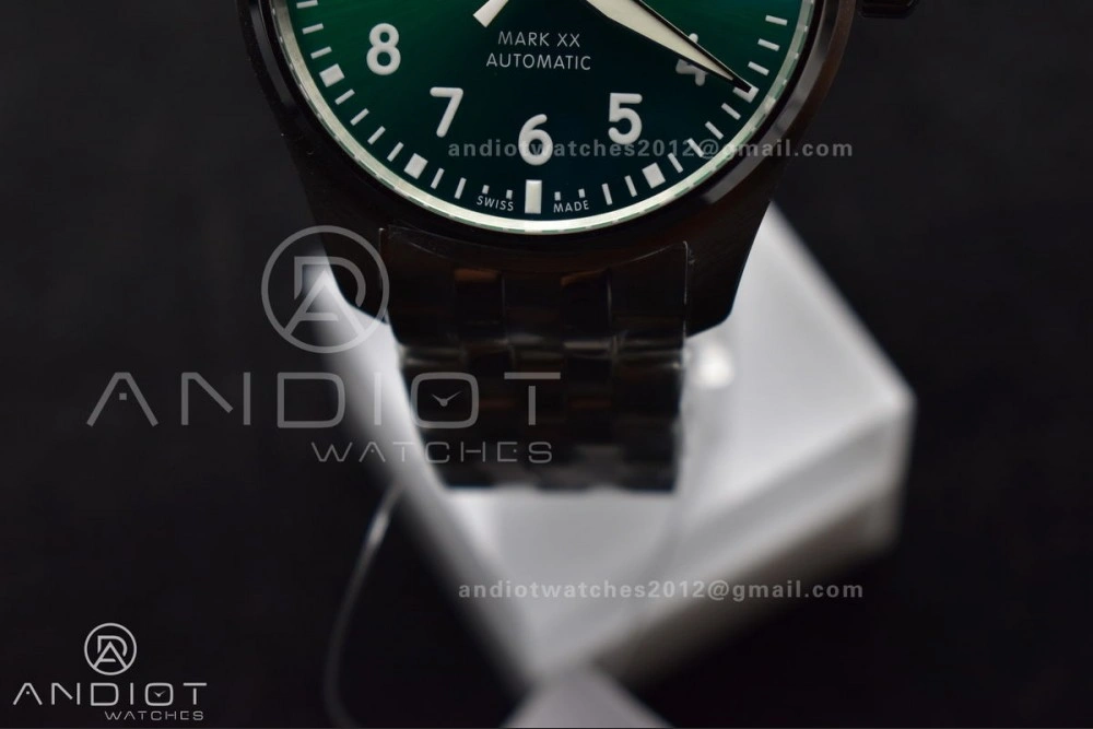 Mark XX V7F 1:1 Best Edition Green Dial on SS Bracelet Asian2892