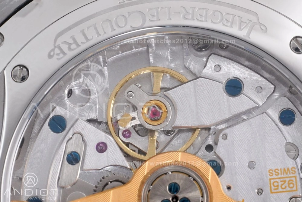 Master Ultra Thin Moon SS APSF 1:1 Best Edition Black Dial on Black Leather Strap SA925 Super Clone