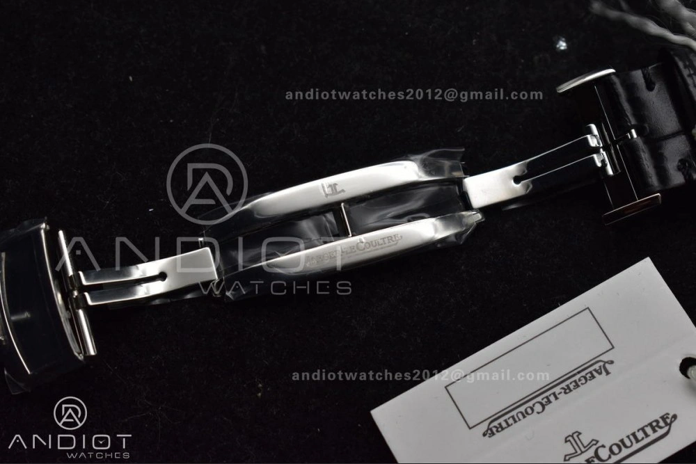 Master Ultra Thin Moon SS APSF 1:1 Best Edition Blue Dial on Black Leather Strap SA925 Super Clone