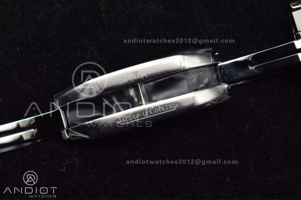 Master Ultra Thin Moon SS APSF 1:1 Best Edition Silver Dial on Black Leather Strap SA925 Super Clone