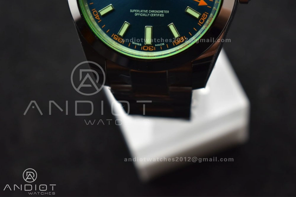 Milgauss 116400 GV VSF 1:1 Best Edition 904L Steel Blue Dial on SS Bracelet VS3131