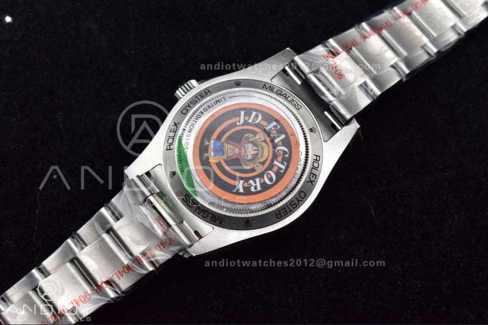 Milgauss Who Cares JDF 1:1 Best Edition 904L Steel on SS Bracelet VR3131