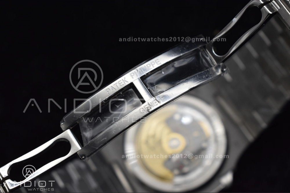 Nautilus 5711 SS TWF Full Diamonds Bezel & Dial on Diamonds Bracelet A324