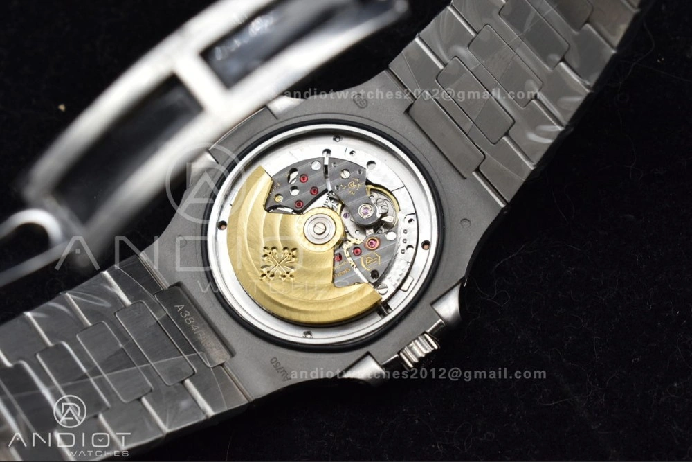 Nautilus 5711 SS TWF Full Diamonds Bezel & Dial on Diamonds Bracelet A324