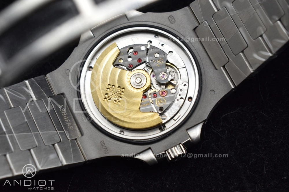 Nautilus 5711 SS TWF Full Diamonds Bezel & Dial on Diamonds Bracelet A324