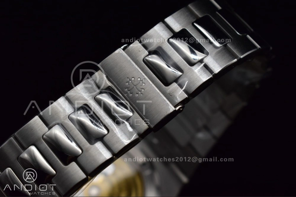 Nautilus 5711 1A 3KF 1:1 Best Edition Green Textured Dial On SS Bracelet A324 Super Clone V2