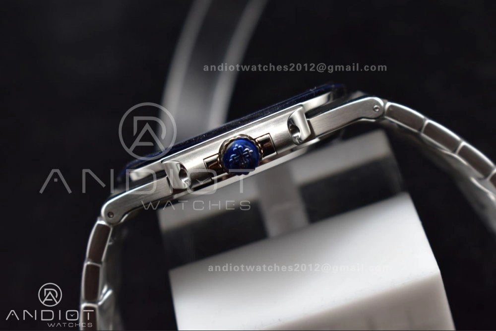 Nautilus 5711 1A 3KF 1:1 Best Edition Green Textured Dial On SS Bracelet A324 Super Clone V2