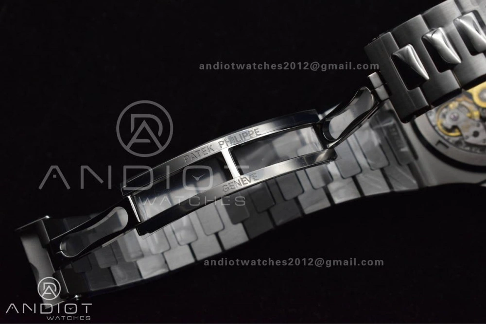 Nautilus 5711 1A 3KF 1:1 Best Edition White Textured Dial on SS Bracelet A324 Super Clone V2