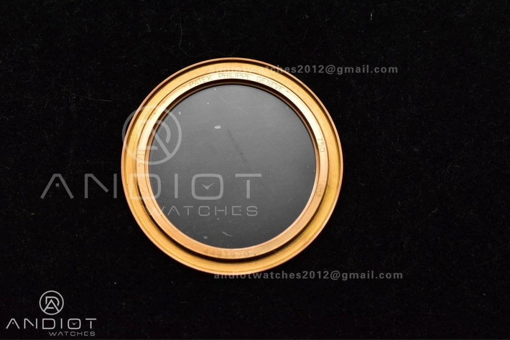 Nautilus 5711 1R RG 3KF 1:1 Best Edition Brown Textured Dial on Brown Leather Strap A324 Super Clone V2