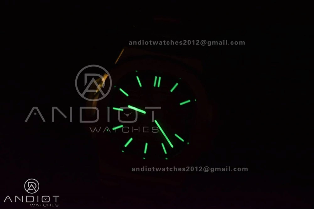 Nautilus 5711 1R RG 3KF 1:1 Best Edition Brown Textured Dial on RG Bracelet A324 Super Clone V2