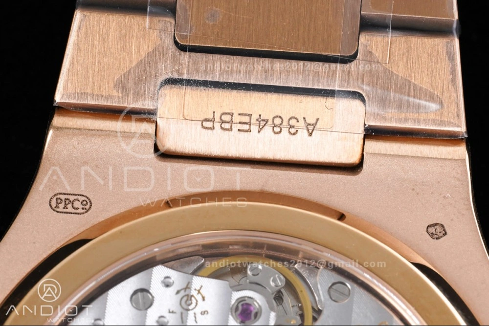 Nautilus 5712 RG PPF 1:1 Best Edition Brown Dial on RG Bracelet A240 Super Clone V4