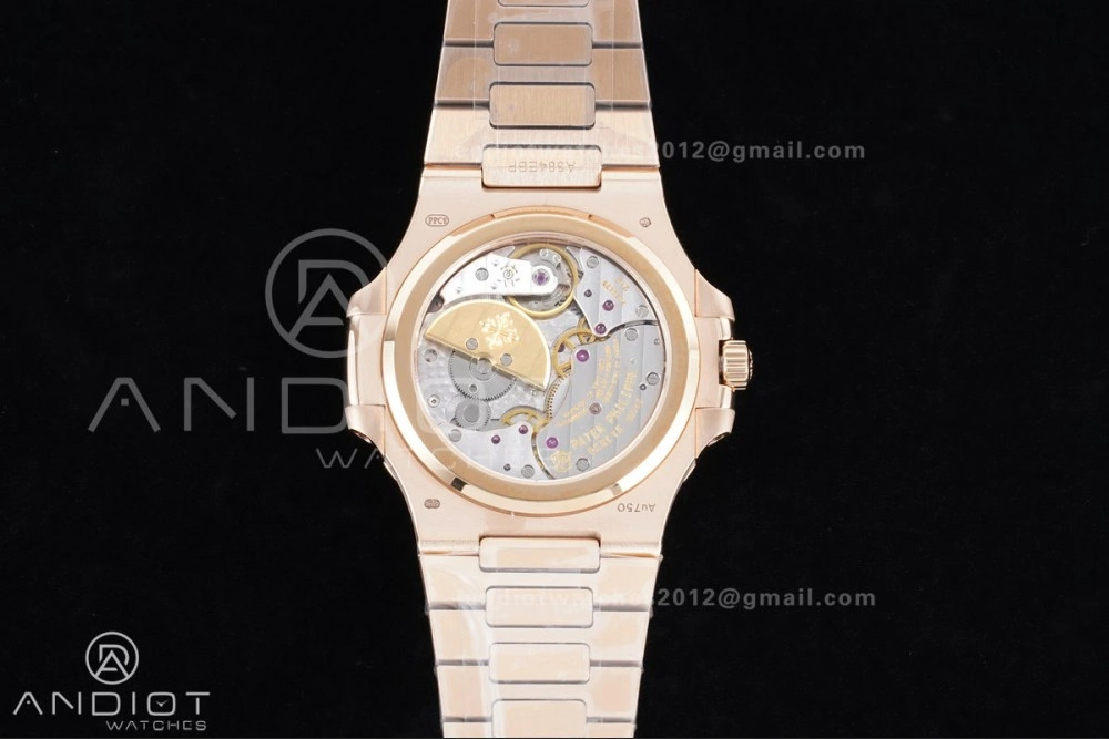 Nautilus 5712 RG PPF 1:1 Best Edition Brown Dial on RG Bracelet A240 Super Clone V4