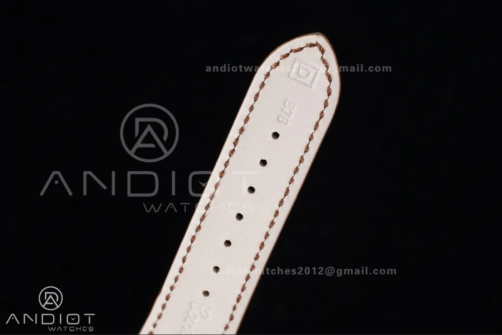 Nautilus 5712 RG PPF 1:1 Best Edition Gray Dial on Brown Leather Strap A240 Super Clone V3