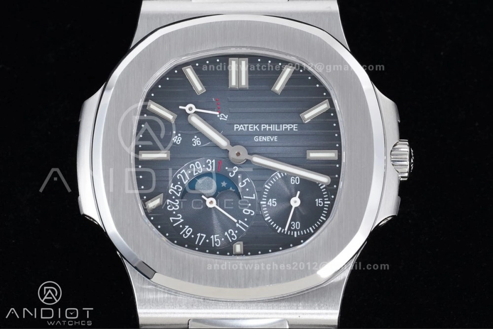Nautilus 5712 SS PPF 1:1 Best Edition Blue Dial on SS Bracelet PPF240 Super Clone V4