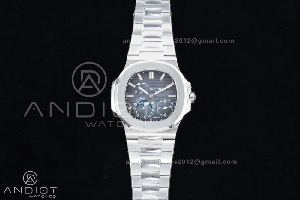 Nautilus 5712 SS PPF 1:1 Best Edition Tiffany Blue Dial on SS Bracelet PPF240 Super Clone V4