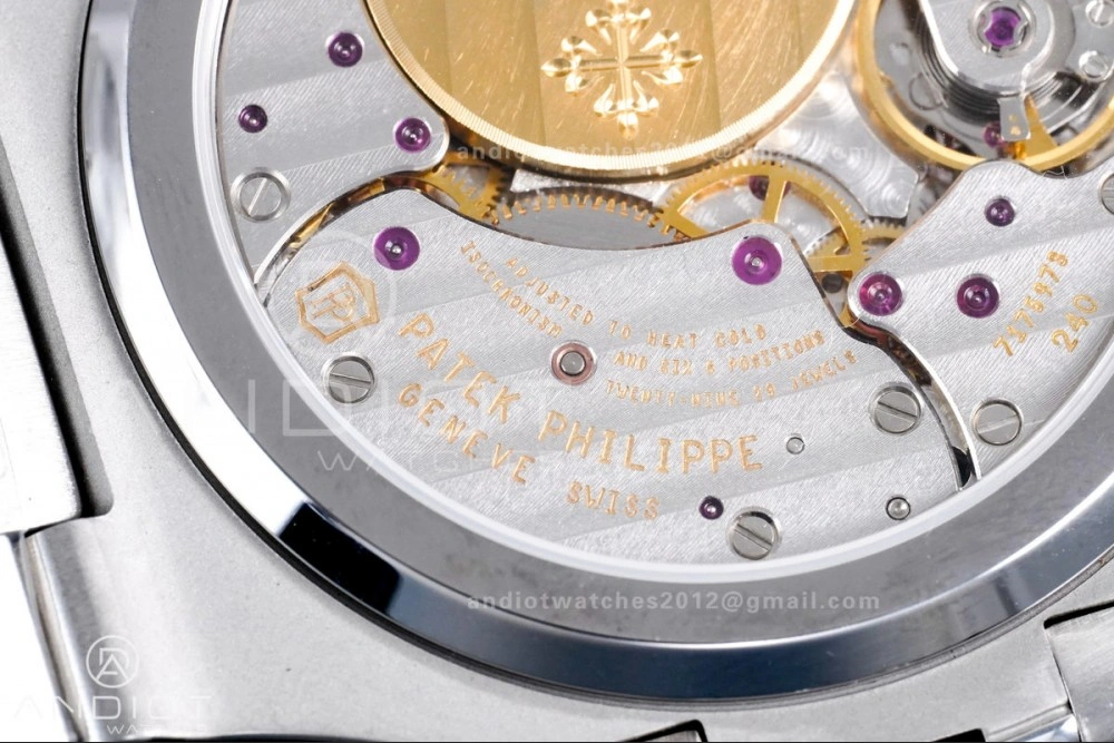 Nautilus 5712 SS PPF 1:1 Best Edition Tiffany Blue Dial on SS Bracelet PPF240 Super Clone V4