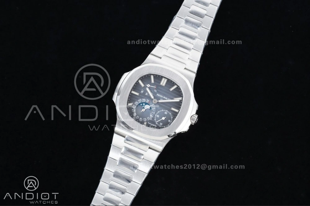 Nautilus 5712 SS PPF 1:1 Best Edition Tiffany Blue Dial on SS Bracelet PPF240 Super Clone V4