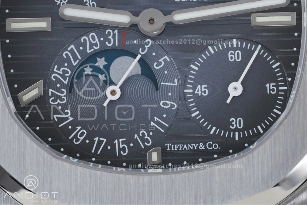 Nautilus 5712 SS PPF 1:1 Best Edition Tiffany Blue Dial on SS Bracelet PPF240 Super Clone V4