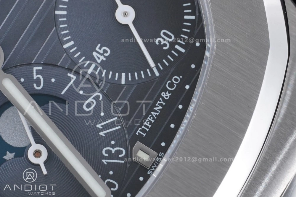 Nautilus 5712 SS PPF 1:1 Best Edition Tiffany Blue Dial on SS Bracelet PPF240 Super Clone V4