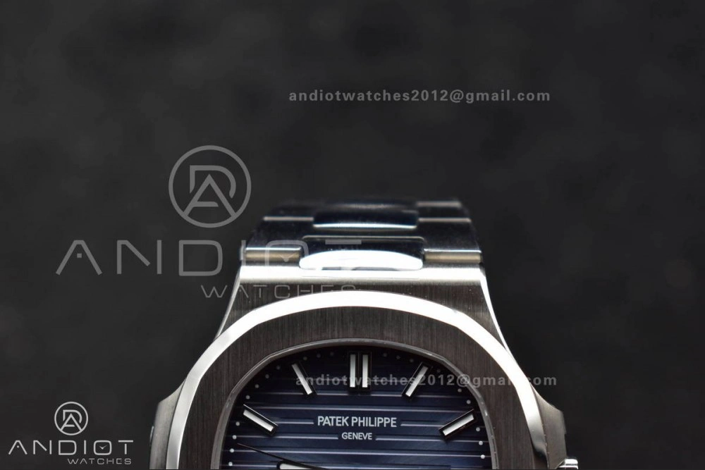 Nautilus 5811 1A 3KF 1:1 Best Edition Blue Textured Dial on SS Bracelet A330 Super Clone