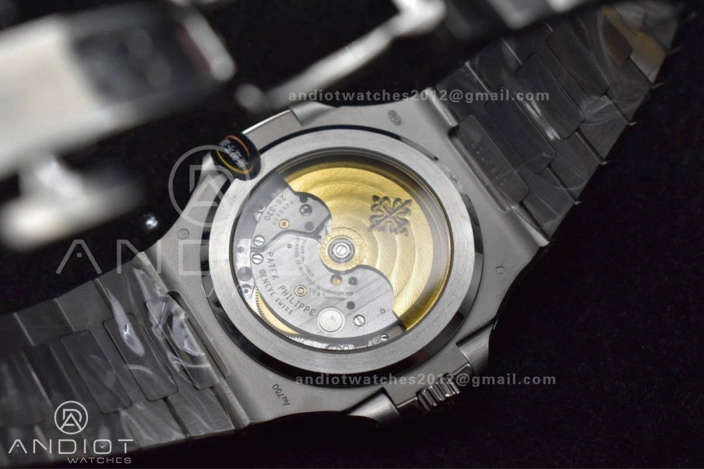 Nautilus 5811 1A 3KF 1:1 Best Edition Blue Textured Dial on SS Bracelet A330 Super Clone