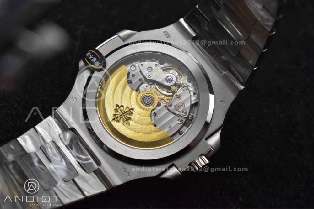 Nautilus 5811 1A 3KF 1:1 Best Edition Blue Textured Dial on SS Bracelet A330 Super Clone