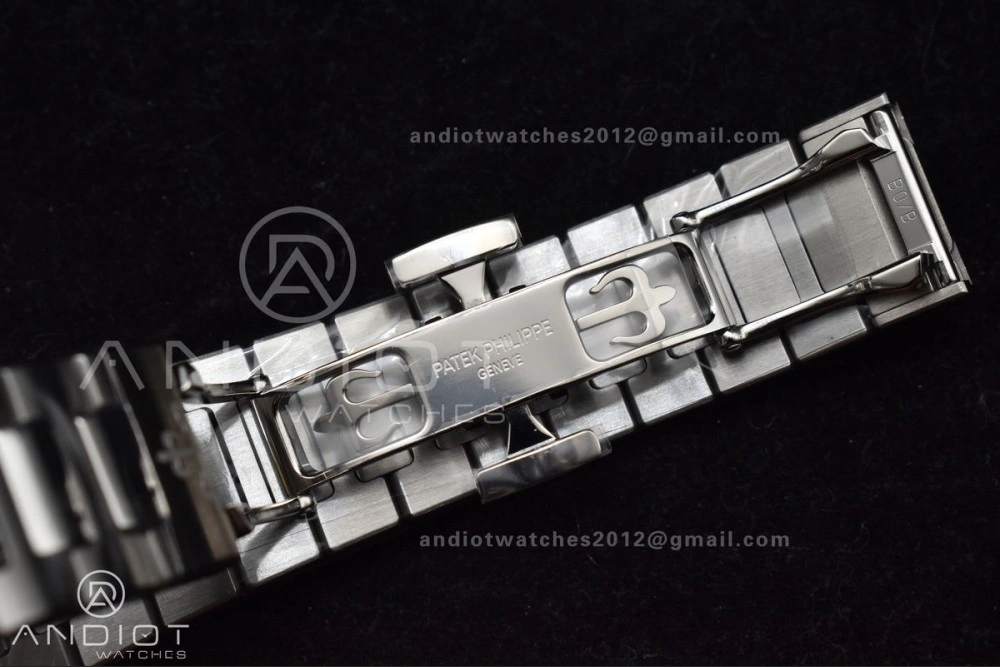 Nautilus 7118 3KF 1:1 Best Edition Blue Textured Dial on SS Bracelet A324 Super Clone V2