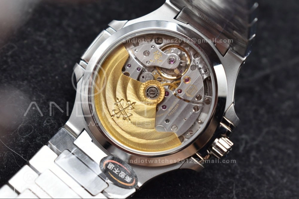 Nautilus 7118 3KF 1:1 Best Edition Blue Textured Dial on SS Bracelet A324 Super Clone V2