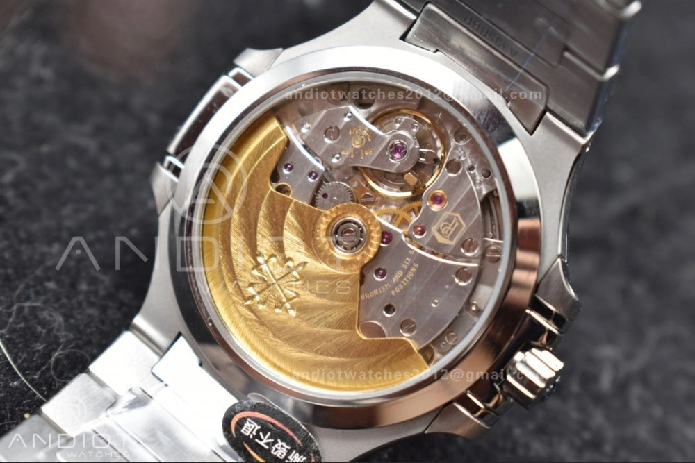 Nautilus 7118 3KF 1:1 Best Edition Blue Textured Dial on SS Bracelet A324 Super Clone V2