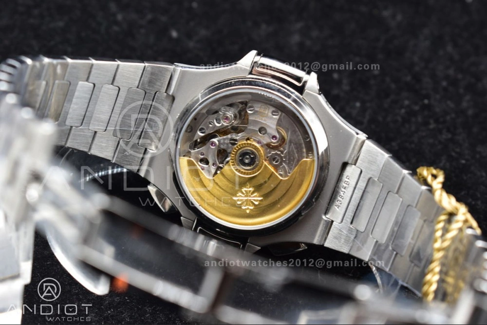 Nautilus Chrono Date 5980 SS SS Wht Stk PPF A7750 Mod