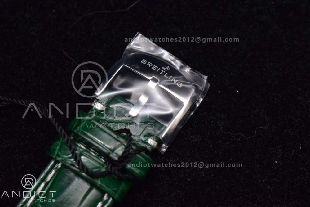 Navitimer  41mm TF 1:1 Best Edition Green Dial on Leather A2824