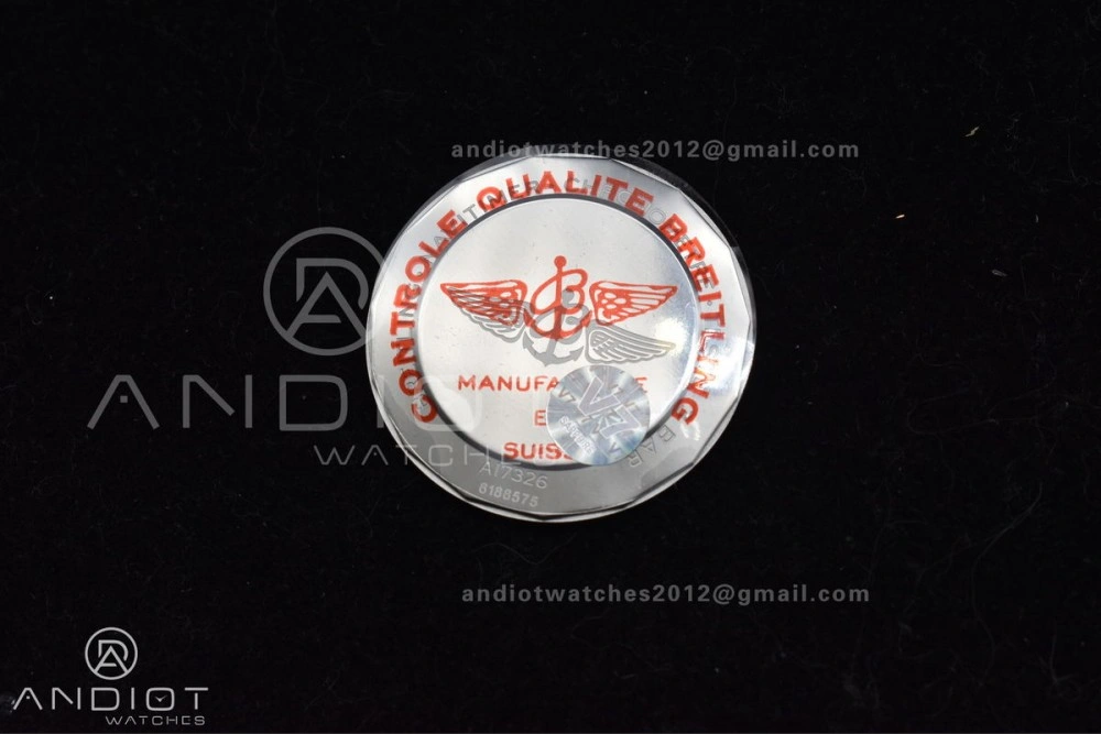 Navitimer 1 SS V7F 1:1 Best Edition RG Bezel White Dial on SS Bracelet A2824