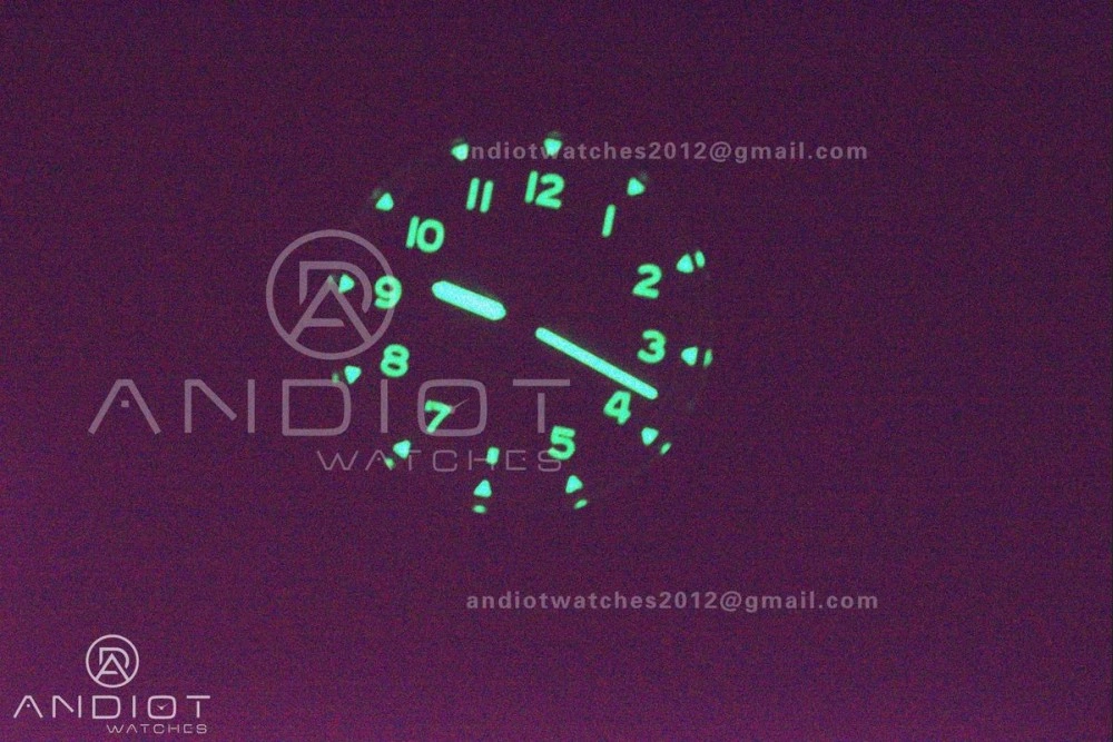 Navitimer 8 Automatic 41mm PVD TF 1:1 Best Edition Green Dial on Green Nylon Strap A2824
