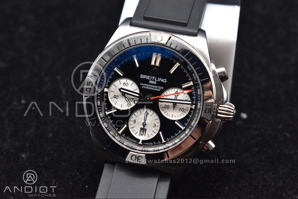 Navitimer B01 Chrono 43mm 1:1 Best Version SS LE L-Black Wht BLS A7750