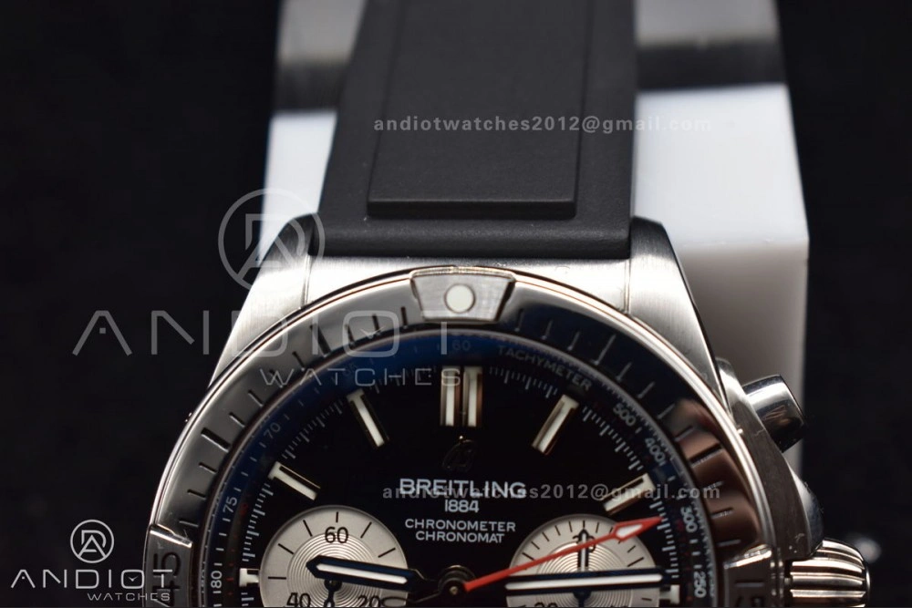 Navitimer B01 Chrono 43mm 1:1 Best Version SS LE L-Black Wht BLS A7750