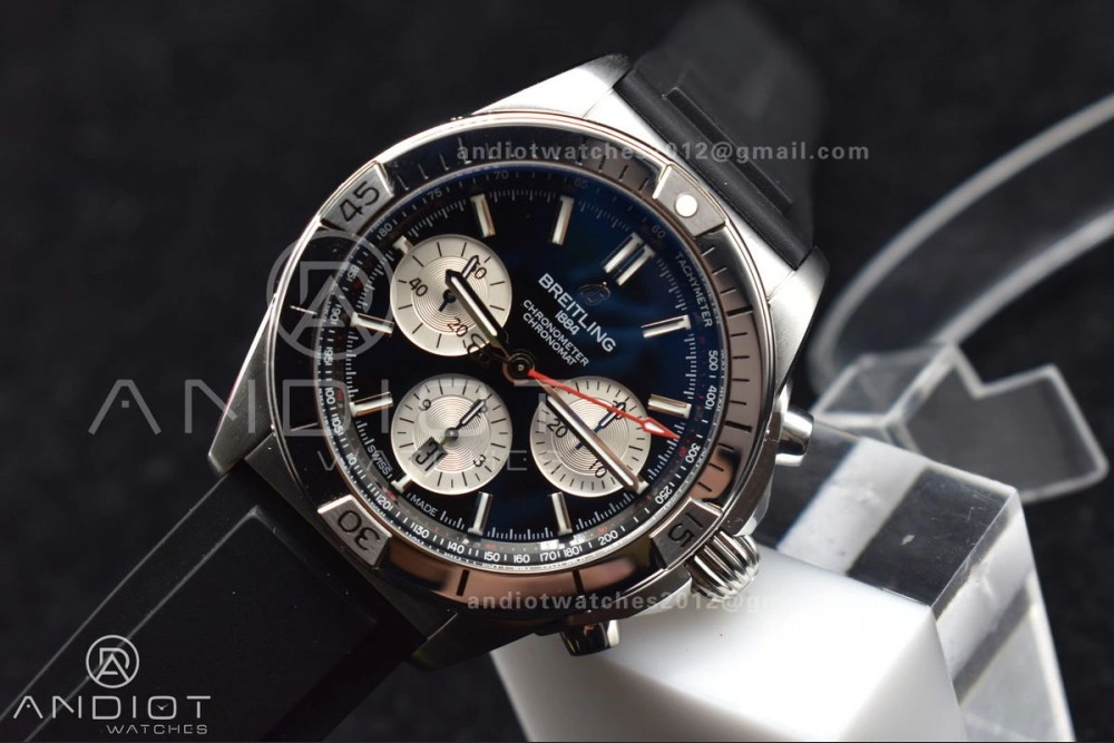 Navitimer B01 Chrono 43mm 1:1 Best Version SS LE L-Black Wht BLS A7750