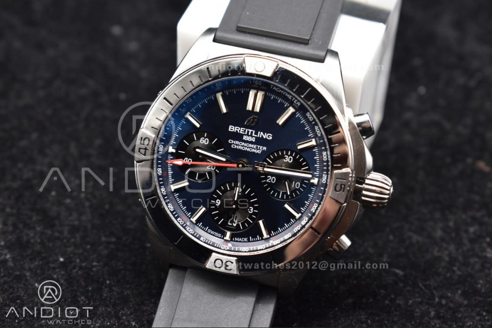 Navitimer B01 Chrono 43mm 1:1 Best Version SS LE L-Blue Blk BLS A7750
