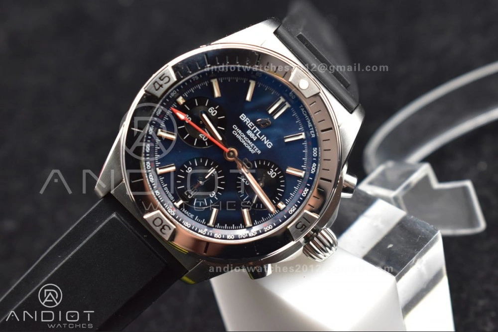 Navitimer B01 Chrono 43mm 1:1 Best Version SS LE L-Blue Blk BLS A7750
