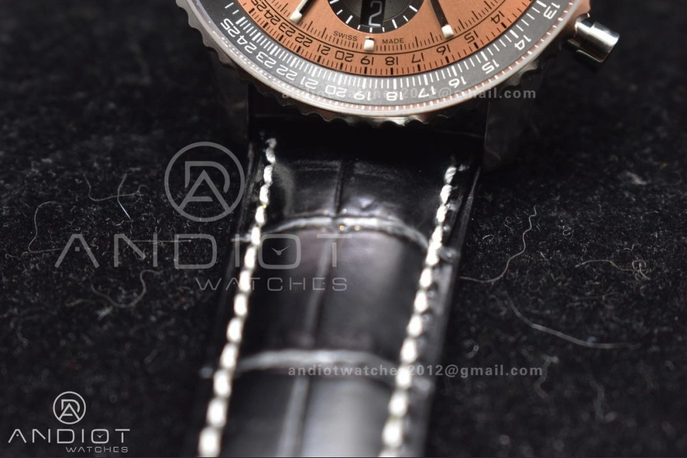 Navitimer Chrono 43mm 1:1 Best Version SS LE L-Orange Blk BLS A7750