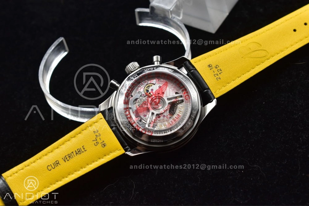 Navitimer Chrono 43mm 1:1 Best Version SS LE L-Orange Blk BLS A7750