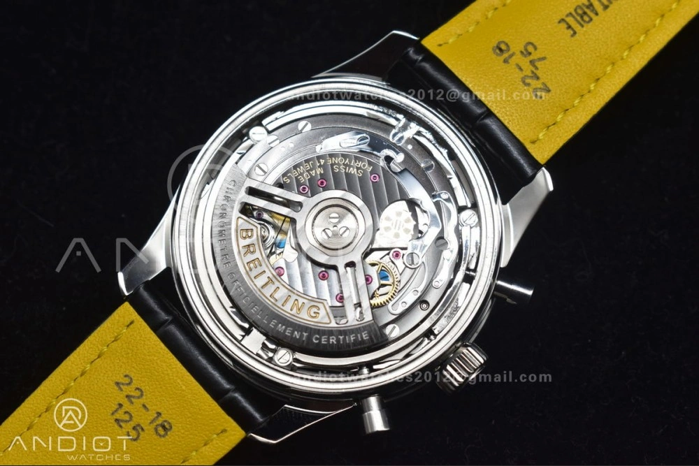 Navitimer Chrono 43mm 1:1 Best Version SS LE L-Orange Blk BLS A7750