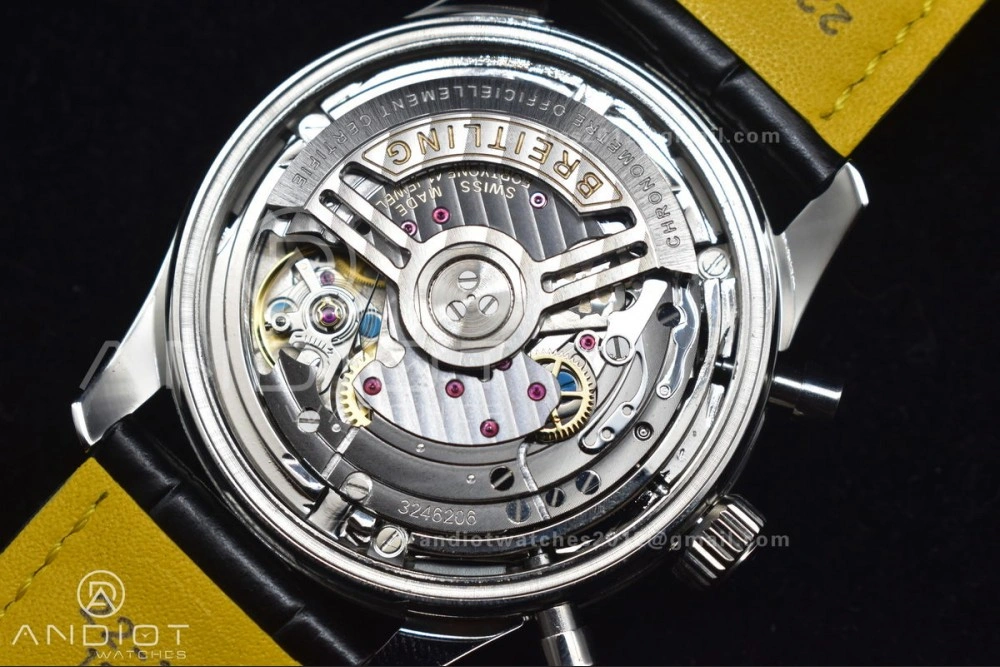 Navitimer Chrono 43mm 1:1 Best Version SS LE L-Orange Blk BLS A7750