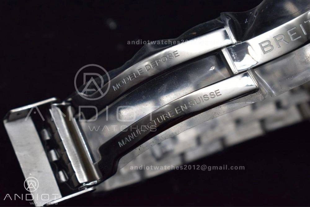 Navitimer SS 43mm BLS 1:1 Best Edition Blue Dial on SS Bracelet A7750