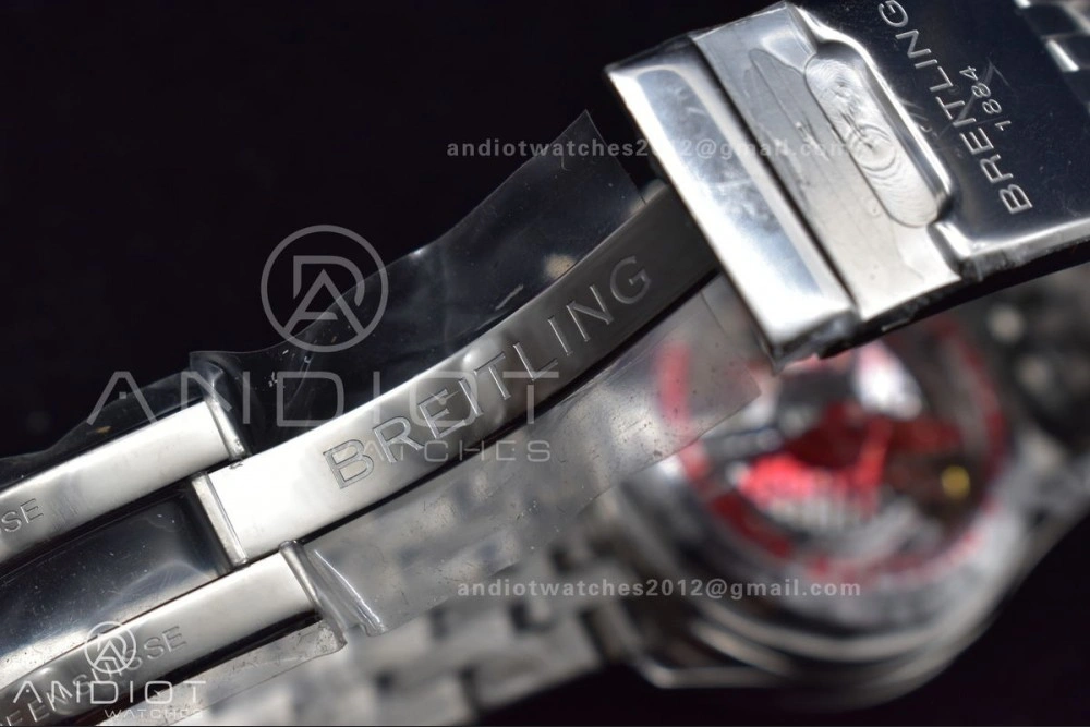 Navitimer SS 43mm BLS 1:1 Best Edition Blue Dial on SS Bracelet A7750