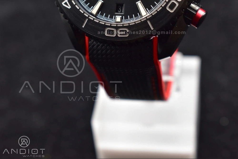 OM Factory Best Edition Omega Planet Ocean Chronograph with Functional 3:00 Subdial Counter Volvo Ocean 2017 2018 Race Deep Black Edition