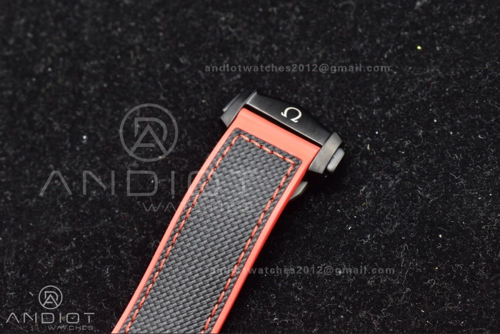 OM Factory Best Edition Omega Planet Ocean Chronograph with Functional 3:00 Subdial Counter Volvo Ocean 2017 2018 Race Deep Black Edition