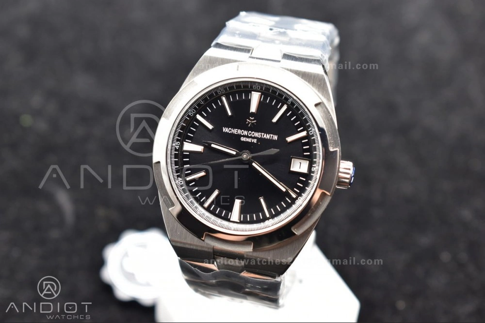 Overseas 4500V SS ZF 1:1 Best Edition Black Dial on SS Bracelet A5100